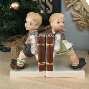 Vintage rare made in Japan ceramic bookends